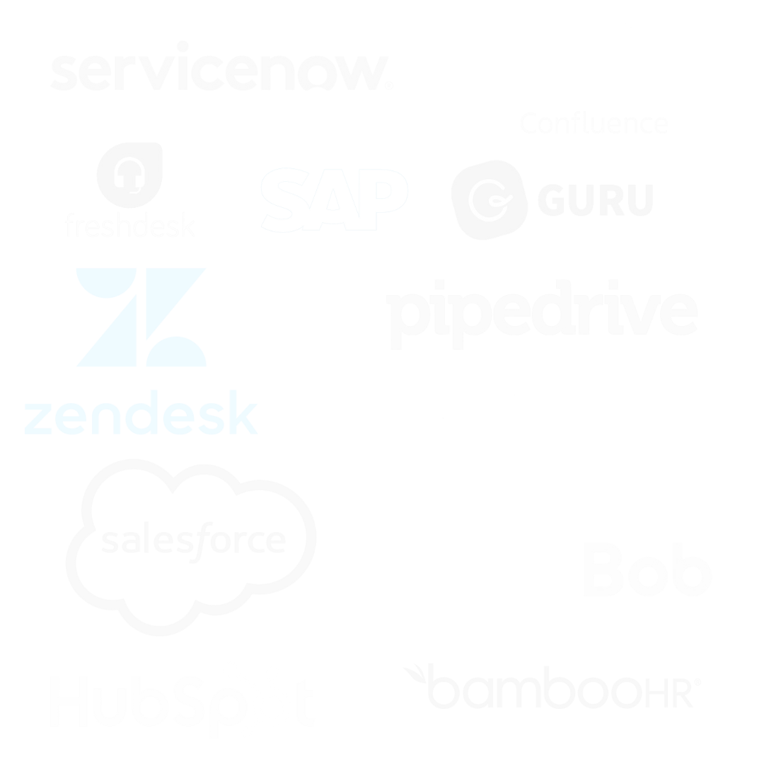 Seamless Integrations with CRM, HRIS, and Knowledge Base for Automation